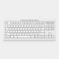 Compact Tenkeyless Wired Keyboard With Whisper Quiet Typing And Ergonomic Design